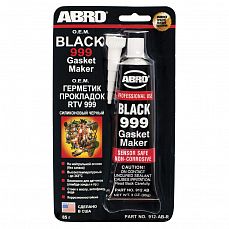 Герметик прокладок ABRO черный 999, 85гр (1/12/250) 912-AB-R