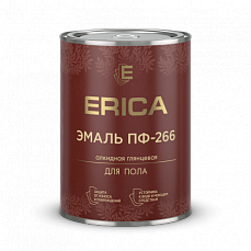 Erica эмаль ПФ-266 красно-коричневая 1,8 кг (1/6)