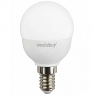 Лампа светодиодная Smartbuy, шар, Р45, Е14, 5 Вт, 4000К