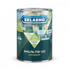 SKLADNO эмаль ПФ-115 салатная 1,8 кг (1/6)