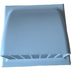 Фото Решетка-колпак KUMA, 125 мм, белый, пластик, c обратным клапаном, РВ-00016 