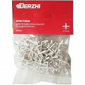 Крестики для кафеля Derzhi, пластик, 1,5 мм, 200 шт