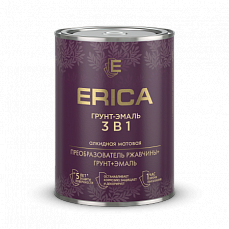 Erica грунт-эмаль 3в1 коричневая 0,8 кг (1/14)
