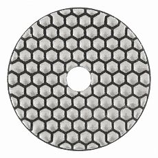 Фото Диск шлифовальный Matrix, алмазный, 100 мм, Р1500, сухое шлифование, черепашка, 5 шт, 73505
