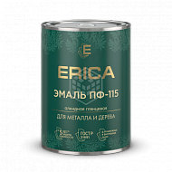 Эмаль Erica ПФ-115, салатная, 1,8 кг 