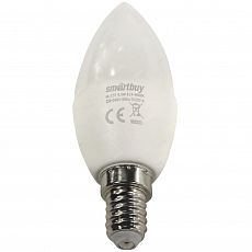Фото Лампа светодиодная Smartbuy, свеча, C37, Е14, 9,5 Вт, 4000К