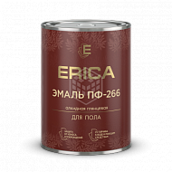 Эмаль Erica ПФ-266, красно-коричневая, 1,8 кг 