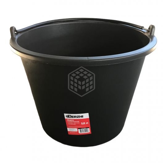 Ведро строительное Derzhi Flexible, круглое, усиленное, 12 л, 00102266 ...