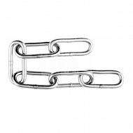 Цепь сварная, длиннозвенная, оцинкованная, 6 мм, 20 м 