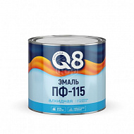 Эмаль Formula Q8 ПФ-115, чёрная, 1,9 кг