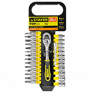 Набор торцовых головок Stayer 27754-H28, 28 предметов 
