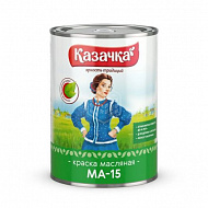 Краска Казачка МА-15, железный сурик, 0,9 кг