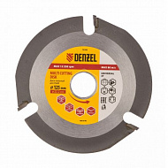 Диск пильный Denzel, для УШМ, Мультирез, 125х22,2 мм