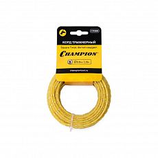 Леска для триммеров CHAMPION Square Twist 3.0мм *15м (витой квадрат) в мотке (1/1) C7080