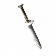 Дюбель гвоздь (гриб), SM-G, 6х60 мм, с шурупом, 150 шт 