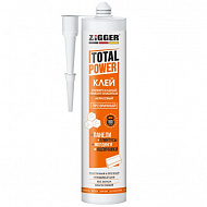 Клей ZIGGER TOTAL POWER, универсальный, прозрачный, 300 г 