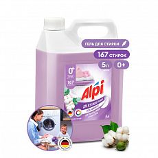 Концентрированное жидкое средство для стирки Grass ALPI delicate gel 5.л (1/4) 125685
