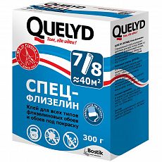 Клей обойный QUELYD Спецфлизилин 0,3кг (1/30)