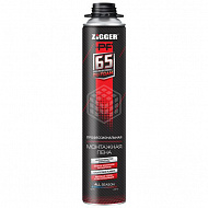 Пена монтажная Zigger PF, профессиональная, выход до 65 л, 920 г 