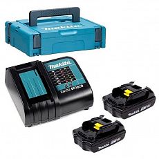 Фото Набор Makita PowerPack DC18SD + BL1815N, 18 В, 1,5 А*ч, Li-Ion, 2 шт