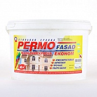 Фасадная краска на акриловой основе PERMO Фасад Эконом 6 кг