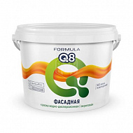 Краска фасадная Formula Q8, белоснежная 2,7 кг