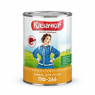 Эмаль Казачка ПФ-266, светлый орех, 0,9 кг