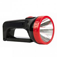 Фонарь светод. акк. 4V, 1+18LED, 60м, 45Лм,прожектор 2в 1, черный Smartbuy  (1/120) SBF-303-K