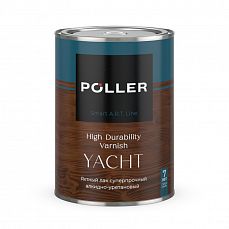 Лак алкидно-уретановый яхтный матовый 0,8 л (1/6) Poller A.R.T. 