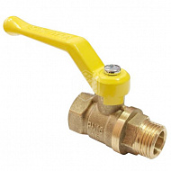 Кран шаровой для газа латунный Valfex VF.272.LR3.034, вн-нр, ручка-рычаг, 3/4", 3 шт