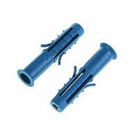 Дюбель распорный Чапай, 10х100 мм, шипы-усы, синий, 200 шт