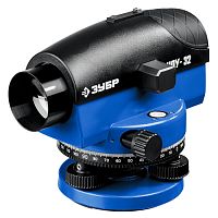 Оптический нивелир Зубр Профессионал НОУ-32, увеличение 32Х, рабочий диапазон 120 м 