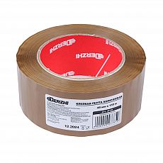 Скотч (клейкая лента) DERZHI 48мм*150м, 40мкр коричневый (1/36) 49150