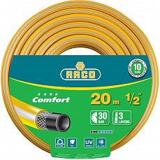 Фото Шланг поливочный Raco COMFORT, 3-х слойный, армированный, 1/2", 20 м 