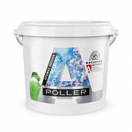 Краска акриловая Poller, фасадная, белая, матовая, 2,5 л 
