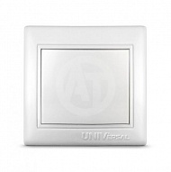 Выключатель одноклавишный UNIVersal Севиль С0021, с/у, 220 В, 10 А