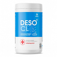 Средство дезинфицирующее Grass DESO CL, с моющим эффектом, таблетки, банка 1 кг, 125667 