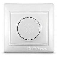 Светорегулятор (диммер) UNIVersal Севиль, белый, еврослот, С0101 