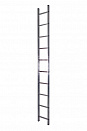 Лестница алюминиевая Stairs 1x10, односекционная, универсальная, 2,8 м, AL110