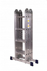 Лестница шарнирная Stairs, 4x4 ступ. алюм., трансформер, 1,81 м, AТR44