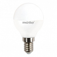 Лампа светодиодная Smartbuy, шар, Р45, Е14, 9,5 Вт, 4000К