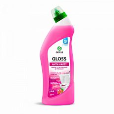 Чистящий гель для ванны и туалета Grass "Gloss pink" 750 мл , цитрус (1/12) 125543
