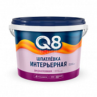 Шпатлёвка интерьерная латексная Formula Q8, 3 кг