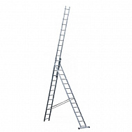 Лестница Stairs, 3x14, алюминий, трехсекционная универсальная, 3,95 м, ALP314 