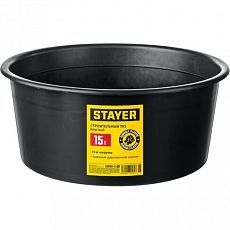 Таз STAYER STRONG строительный круглый , 15 л (1/20) 06098-15_z01_Z