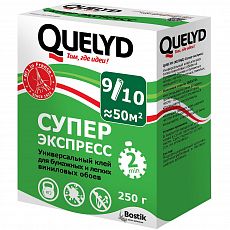 Клей обойный QUELYD Экспресс Супер 0,25кг (1/30)