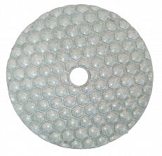 Алмазный гибкий шлифовальный круг "черепашка" 100мм P100 сухое шлифование DERZHI (1/500) 83501