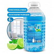 Очиститель стекол и зеркал Grass CLEAN GLASS, голубая лагуна, 5 кг 