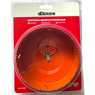 Коронка по металлу Derzhi, биметаллическая, 140 мм, 572499 