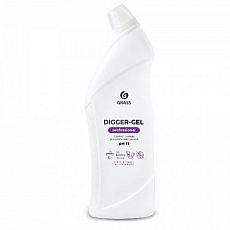 Фото Средство щелочное Grass Digger-gel Professional, для канализационных труб, 1000 мл, 125569 